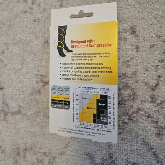Open toe compression socks - Picture 2 of 3
